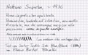 Test scrittura Nettuno Superba