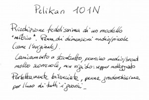 Test scrittura Pelikan 101N