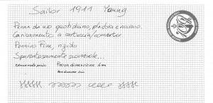 Test scrittura Sailor Young