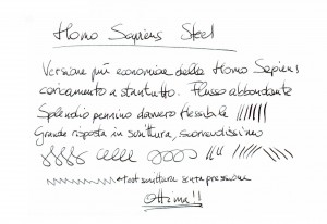 Test scrittura Homo Sapiens