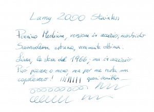 Lamy 2000 Steinless Steel