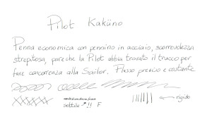 Scrittura Pilot Kakuno